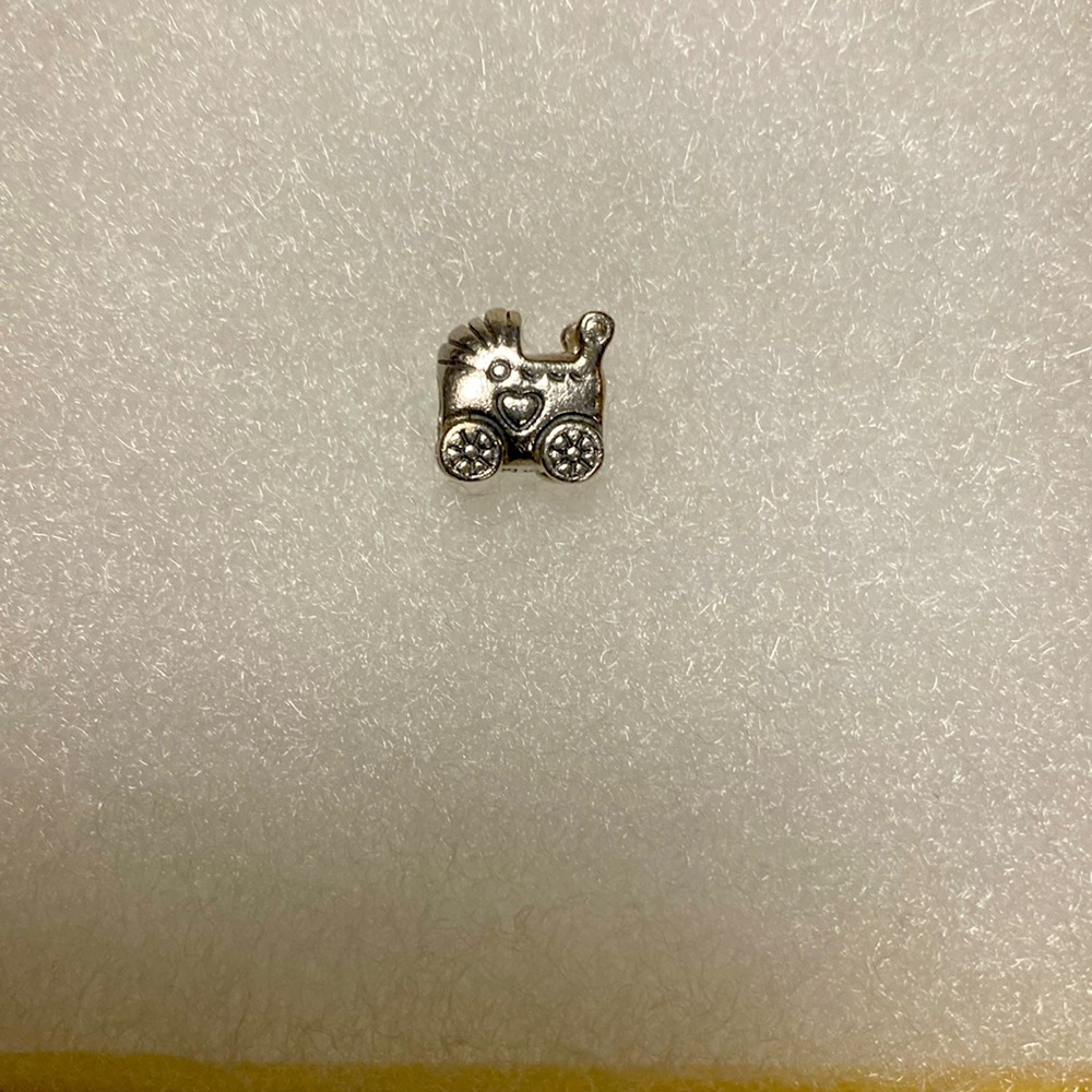 2011 Pandora baby carriage bracelet charm S925 ALE.